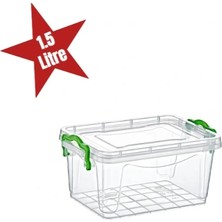 Eco Lounge Şeffaf Saklama Kutusu 1.5 Litre