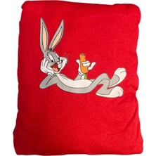 Viteksa Servis Kılıfı Likralı Bugs Bunny Kırmızı Set Çantalı