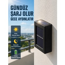 Epilons Şeffaf Abajurlu Duvar Tipi Solar Işıkyeni Nesil