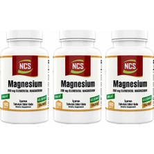 Ncs Magnesium 200 Mg Malat Taurat Glisinat 180 Tablet 3 Adet
