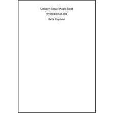 Beta Yayınevi Unicorn Aqua Magic Book