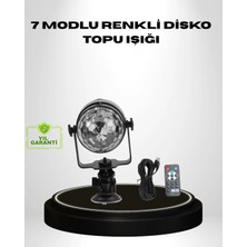 Eco Lounge Ritme Duyarlı LED Disko Topu – Renkli Işık Gösterili Parti Lambası