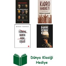 Kırmızı Kedi Yayınevi Merdan Yanardağ 4 Kitap Seti + Dünya Klasiği Hediye