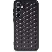 Aletools   Samsung Galaxy A55 5g Kılıf Petek Silikon Kapak - Siyah