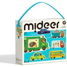 Mideer My First Puzzle Hareketli Arabalar Ilk Yapbozum 6 Puzzle 2 Yaş+