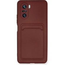 Aletools    Mi 11I Kılıf Kelvin Kartvizitli Silikon - Bordo