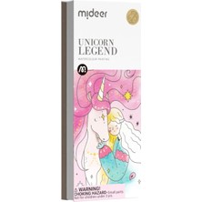 Mideer Akıllı Sulu Boyama Kitabı Unicorn Efsanesi 22 Sayfa 5 Yaş+
