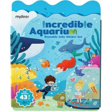 Mideer Jel Sticker Seti Inanılmaz Akvaryum Tekrar Kullanılabilir Aktivite Seti 3 Yaş+