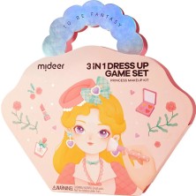 Mideer Prenses 3'ü 1 Arada Makyaj ve Moda Tasarım Oyun Seti 3 Yaş+