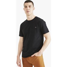 Dockers Bisiklet Yaka Slim Fit Siyah Erkek T-Shirt A3143-0001