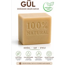 White Diamond %100 Doğal Gül Cilt Banyo Sabunu A ve E Vitamini Içerir, Nemlendirir, Cilt Yenileyici  125 gr x 4 Adet