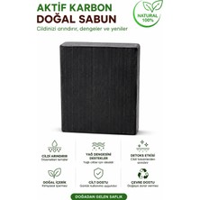 White Diamond %100 Doğal Aktif Karbon Sabunu Ciltte Oluşan Siyah Noktalar, Akne ve Yağlanma Karşıtı 100 gr x 5 Adet
