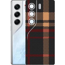 Kapps Tecno Camon 40 ile Uyumlu Rainbow Serisi Premium Arka Kapak Kaplama(Kenarlar Yoktur!)
