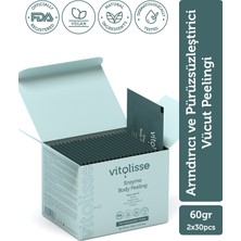 Vücut Peelingi 60G – Enzim ve Asit Destekli Nazik Arındırıcı Pürüzsüzleştirici Vegan (30 x 2g)