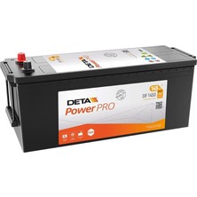Akü Deta 12V 145 Ah 900A D04 (513×189×223) Powerpro Tam Kapalı Bakımsız