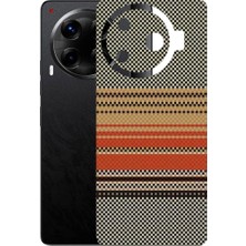 Kapps Tecno Camon 30 Pro ile Uyumlu Rainbow Serisi Premium Arka Kapak Kaplama(Kenarlar Yoktur!)