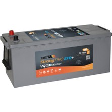 Akü Deta 12V 185 Ah 1100A D05 (513×223×223) Strong Pro-Efb Hvr Technology