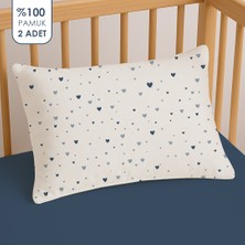 Lief Home %100 Pamuklu Bebek Yastık Kılıfı 35X45 ( 2 Adet )