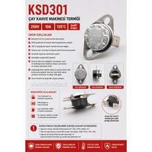 İTHAL Sabit 125? Derece Çay Kahve Makinesi Termiği Sabit Hap Termostat