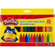 Budi Play-Doh Crayon Extra Jumbo 12 Renk