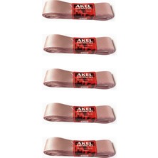 Akel Dar Dokuma Toz Pembe Saten Kurdele - 3 Cm. x 10 Metre - 5 Adet