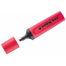 Edding E-344 Fosforlu Kalem Kirmizi- Nar Çiçegi Adet