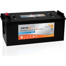 Akü Deta 12V 210 Ah 800A D06 ( 518 x 279 x 240 ) Endurance + Pro Gel