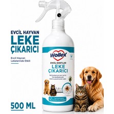 Wollex Evcil Hayvan Leke Çıkarıcı 500 ml | Kedi & Köpek Idrar, Kusmuk, Mama Lekesi ve Koku Giderici | Halı, Koltuk, Kumaş Temizleyici