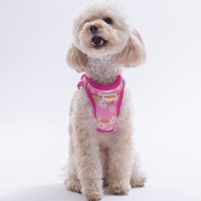 Daisy Air-Mesh Göğüs Tasması Kedi Köpek Göğüs Tasması Papatya Desenli Köpek Tasması