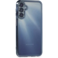 Sh Newface Samsung Galaxy A35 5g Kılıf Razer Lensli Silikon - Açık Mavi Najmaddin