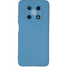 Sh Newface Huawei Nova Y90 Kılıf Nano Içi Kadife Silikon - Mavi Najmaddin