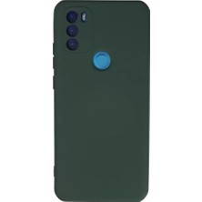 Sh Newface General Mobile Gm 21 Plus Kılıf Nano Içi Kadife Silikon - Koyu Yeşil Najmaddin
