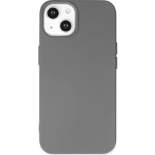 Sh Newface Apple Iphone 14 Plus Kılıf Nano Içi Kadife Silikon - Gri Najmaddin