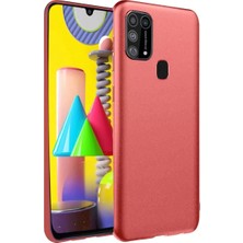 Sh Newface Samsung Galaxy M31 Kılıf Nano Içi Kadife Silikon - Kiremit Najmaddin