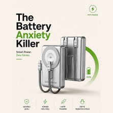 Soffany Ehz-50 22.5W Hızlı Şarj Pd Magsafe Powerbank 10000 Mah Kablolu Hızlı Taşınabilir
