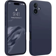 Sh Newface Apple Iphone 16 Kılıf First Silikon - Lacivert Najmaddin