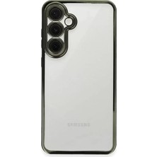 Sh Newface Samsung Galaxy S24 Fe Kılıf Razer Lensli Silikon - Yeşil Najmaddin