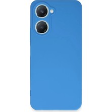 Sh Newface Vivo Y18 Kılıf First Silikon - Mavi Najmaddin