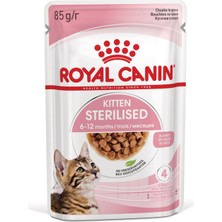 Royal Canin Kitten Sterilised Gravy Yavru Kedi Yaş Maması 12 x 85 gr