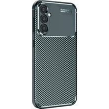 Sh Newface Samsung Galaxy A16 5g Kılıf Auto Focus Karbon Kapak - Koyu Yeşil Najmaddin