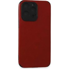 Sh Newface Apple Iphone 15 Pro Kılıf Loop Deri Silikon - Kırmızı Najmaddin