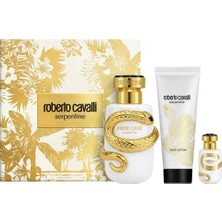 Roberto Cavalli Serpentine Edp 100 ml + Edp 7,5ml +100 ml Vücut Losyonu Kadın Parfüm Seti