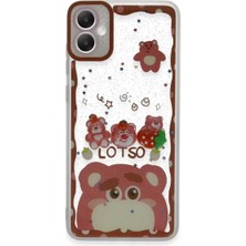 Sh Newface Samsung Galaxy A05 Kılıf Sweet Desenli Silikon Kapak - Pembe Najmaddin