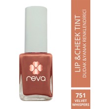 Reva Gül Kurusu Dudak & Yanak Renklendiricisi-lip & Cheek Tint Velvet Whispers No:751 10 ml