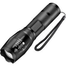 Teda Gold Orion KM-108 T6 LED Şarjlı El Feneri 5 Modlu 200 Metre Işık Mesafesi Najmaddin