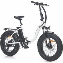 Corelli Voniq-S Eco 20 Jant 42 Folding Fat Bike Elektrikli Bisiklet White
