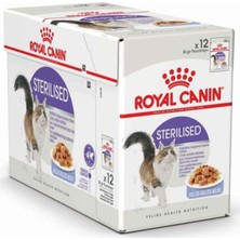 Royal Canin Adult Yetişkin Sterilised Kısırlaştırılmış Kedi Yaş Maması Pounch 12 Adet