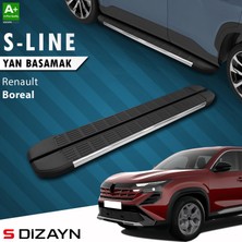 S-Dizayn Renault Boreal S-Line Krom Yan Basamak 183 cm 2025 Üzeri A+ Kalite