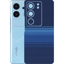 Kapps Vivo V29 5g ile Uyumlu Rainbow Serisi Premium Arka Kapak Kaplama(Kenarlar Yoktur!)