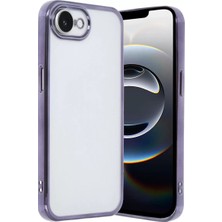 Verto Newface Apple iPhone 16E Kılıf Razer Lensli Silikon - Mor